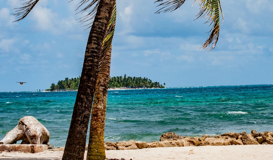 Playa en San Andrés